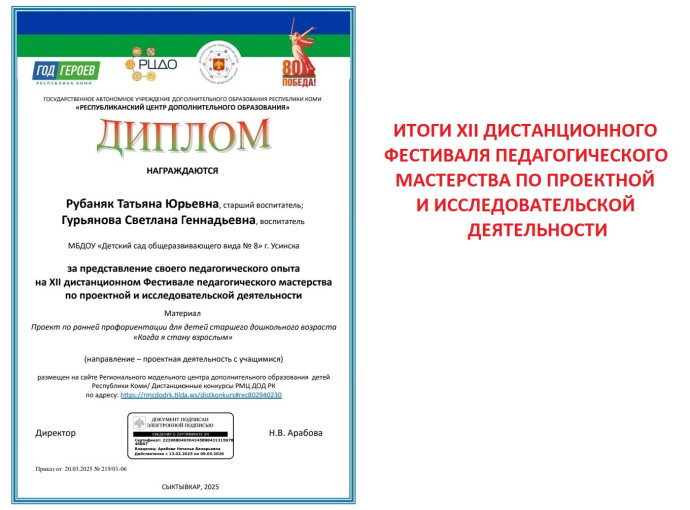 Итоги XII дистанционного Фестиваля педагогического мастерства по проектной и исследовательской деятельности Итоги XII дистанционного Фестиваля педагогического мастерства по проектной и исследовательской деятельности.